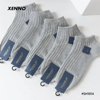 PURE COTTON BREATHABLE MEN’S GREY SOCKS